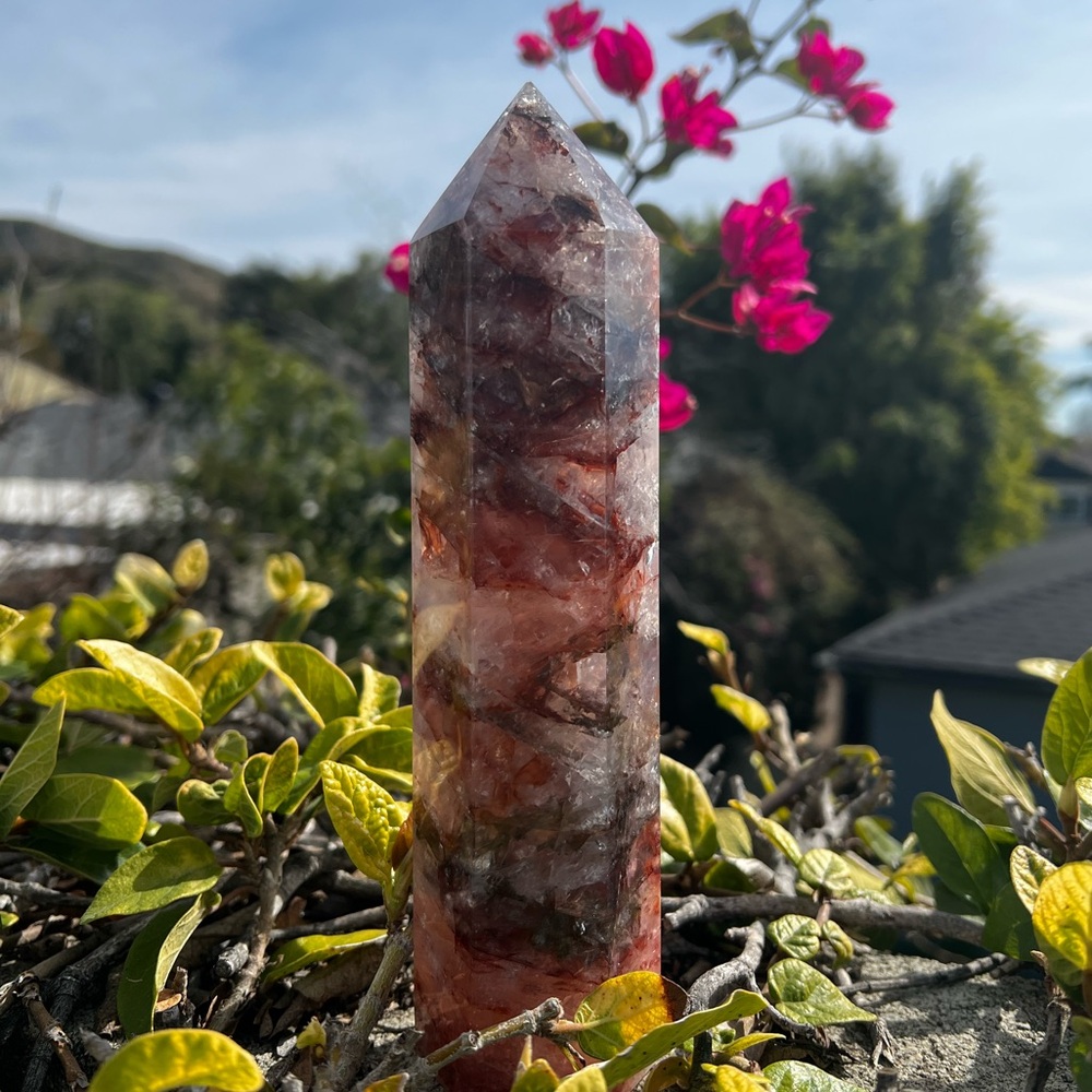 Ox Blood Fire Quartz Tower